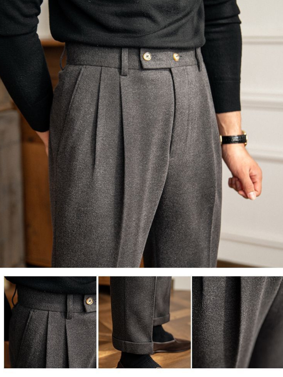 Mason Verona Wool-Blend Trousers