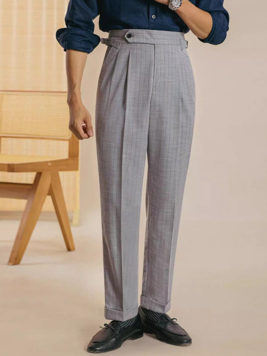 Mason Verona Striped High-Waist Trousers