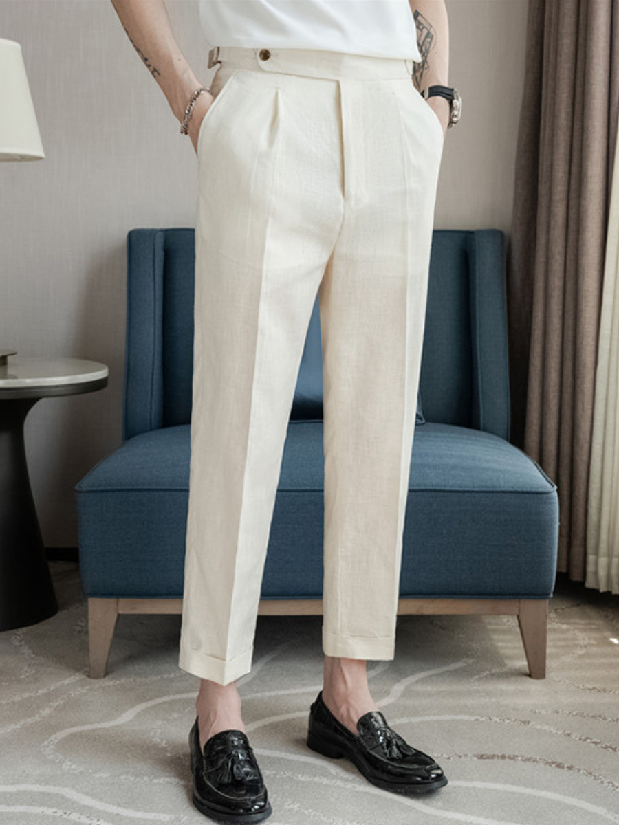 Mason linen trousers